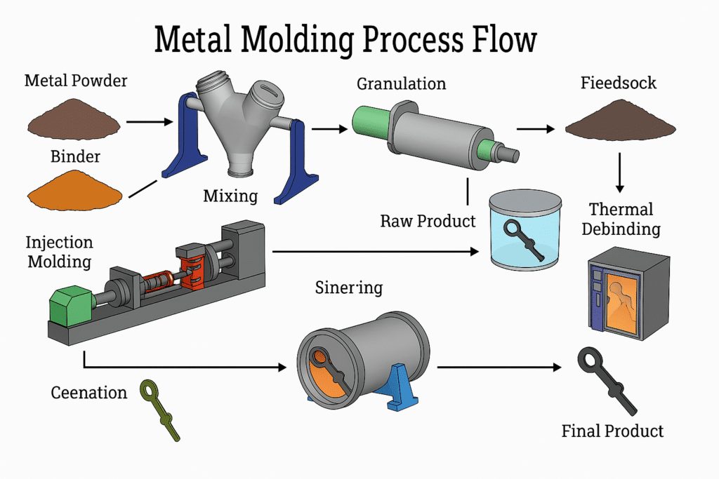 Metal Injection Molding process