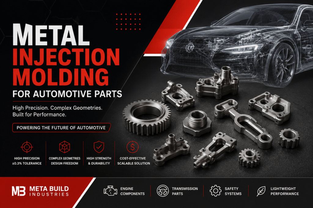 Metal Injection Molding for Automotive Parts | Meta Build Industries