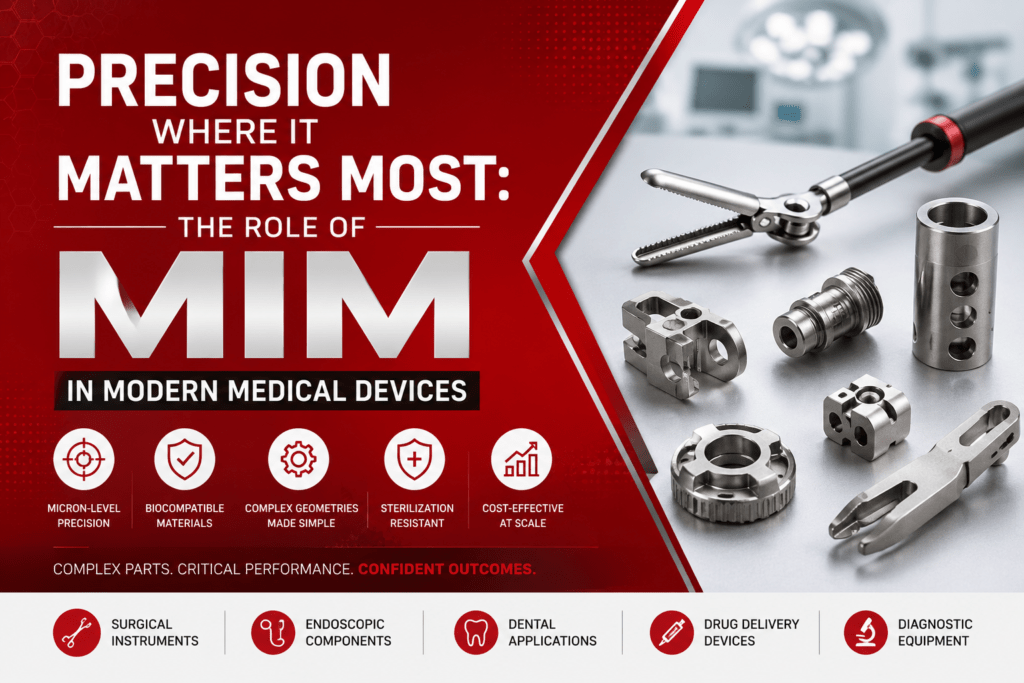 Precision Where It Matters Most: The Role of MIM in Modern Medical Devices