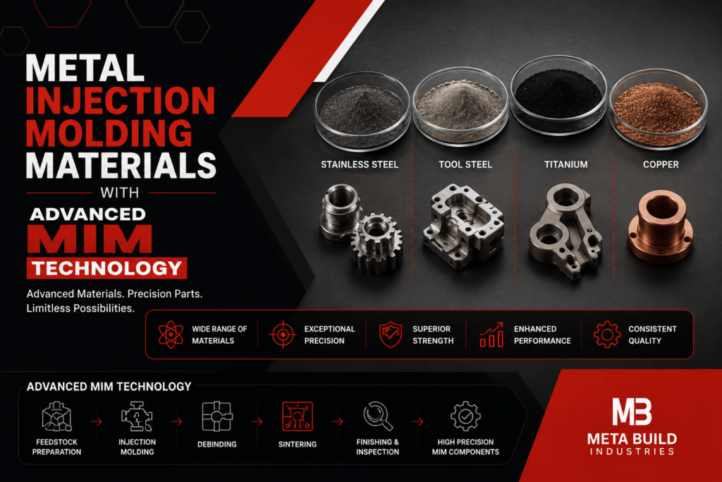 Metal Injection Molding Materials with Advanced MIM Technology